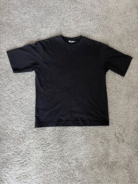 Uniqlo Men's Short Sleeve Crew Neck T-Shirt - Black